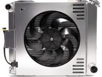 Slim-Fit Radiator System Universal GM Style 17.0 Inch Core Manual Transmission Proform