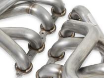 LS Swap Long Tube Headers Stainless GM 1St Gen F &amp;amp; X-Body W, LS Motor Tube Size 1 7, 8 Collector Size 3 Inch Port Shape Round, 304 Stainless Steel Construction Hooker BlackHeart