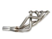 LS Swap Long Tube Headers Stainless GM 1St Gen F &amp;amp; X-Body W, LS Motor Tube Size 1 7, 8 Collector Size 3 Inch Port Shape Round, 304 Stainless Steel Construction Hooker BlackHeart