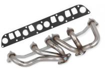 Shorty Headers Fits 2000-2006 Jeep Wrangler Tj L6, 2000-2001 Cherokee, 1999-2004 Grand Cherokee With 4.0L, 1-1, 2 Stainless Steel Shorty Header Natural Finish Hooker BlackHeart