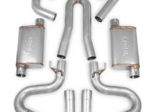 LS Swap Exhaust System 1978-1987 GM G-Body 2.5-Inch Dual Stainless Steel Natural Finish Fits All Except El Caminos W, 118-Inch Wheelbase Aggressive To Moderate Sound Hooker BlackHeart