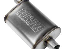 Flow Fx Muffler Flow Fx Muffler 2.25 Offset In/ 2.25 Center Out Moderate Sound Stainless Steel Flowmaster
