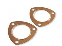 Copper Seal Collector Gaskets -Pair Fits 2-1/2 Inch Diameter 3-Bolt Round Header Collectors Mr Gasket