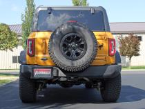 Flow Fx Cat-Back Exhaust System Fits 2021-2025 Ford Bronco 2.3/2.7-Liter, Flow Fx Cat-Back 3.00-Inch Stainless Steel Exhaust System, 4.00-Inch Black Ceramic-Coated Tips, Dual Out Rear Exit, 2 Door Models Flowmaster