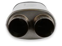 Flow Fx Muffler Flow Fx Muffler 3.00 Dual In/3.00 Dual Out Straight Through Performance Moderate Sound Stainless Steel Flowmaster