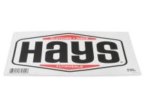 Exterior Decal Black And Red Clutches Discs Flywheels Decal. 8.25 Inch Length X 5.25 Inch Height. Hays