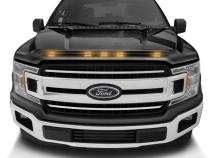 Aeroskin Lightshield Color-Match Hood Protector for 2016-2018 Ford F-150 Shadow Black AVS