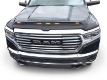 Aeroskin LightShield Hood Shield for 2019-2026 Ram 1500/1500 Rho Black AVS