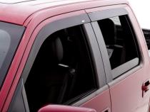 Ventvisor Deflector for 2016-2024 Nissan Titan Xd/Titan Crew Cab Pickup Matte Black Low Profile Outside Mount 4 Piece AVS