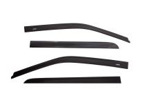 Ventvisor Deflector for 2019-2025 Chevrolet Silverado 1500/GMC Sierra 1500 Double Cab Pickup Matte Black Low Profile Outside Mount 4 Piece AVS