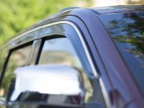 Ventvisor Deflector for 2007-2011 Toyota Camry Smoke w/Chrome Trim Low Profile 4 Piece AVS