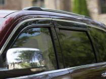 Ventvisor Deflector for 2001-2006 Lexus LS430 Smoke w/Chrome Trim Low Profile 4 Piece AVS