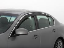 Ventvisor Deflector for 2006-2013 Lexus Is250/Is350 Smoke w/Chrome Trim Low Profile 4 Piece AVS