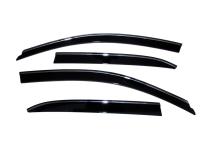 Ventvisor Deflector for 2003-2007 Honda Accord/Accord Value Package/Accord EX-L Sedan Smoke w/Chrome Trim Low Profile 4 Piece AVS