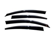 Ventvisor Deflector for 2009-2014 Nissan Maxima Smoke w/Chrome Trim Low Profile 4 Piece AVS