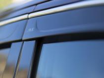 Ventvisor Deflector for 2013-2018 Nissan Altima/Altima S/Altima Sv Sedan Smoke w/Chrome Trim Low Profile 4 Piece AVS