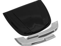 Wing 1-Piece Hood Scoop for Universal Fitment AVS