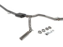 American Thunder Cat-Back Exhaust System Fits 2020-2025 Jeep Gladiator Trucks With 3.6L Engine, 409 Stainless Steel, Dual Exit With Polished Tips Aggressive Sound Flowmaster
