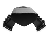 Hi-Ram Low-Profile Sheet Metal Fabricated Intake Manifold GM Ls1/Ls2/Ls6 102Mm Throttle Body Opening + Fuel Rail Kit Black With Logo Low Profile Mounting Provision For Map Sensor On Rear Of Intake Plenum Use GM #12592525 Sniper EFI