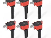 MSD Ignition Coil Ford Ecoboost 2.7L V6 Red 6-Pack 2015-2017 Ford Ecoboost 2.7L V6 MSD Ignition