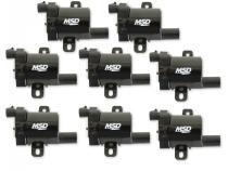 MSD Ignition Coil Blaster Series L-Series Truck Engine Black 8-Pack 1999-2007 GM L-Series Truck Engines 10457730/19005218 Replacement Heat Sink MSD Ignition