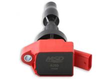 MSD Ignition Coil Blaster Series Fits Hyundai And Kia 1.6L Turbo Red Fits Hyundai Elantra Sport/Kona/Sonata/Tucson/Veloster 2015-2020 1.6L Turbo Engine 2017-2020 Kia Forte Gt/Forte5/ Optima/Soul 1.6L Turbo Engine MSD Ignition