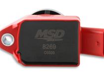 MSD Ignition Coil Blaster Series Fits Hyundai And Kia 1.6L Turbo Red Fits Hyundai Elantra Sport/Kona/Sonata/Tucson/Veloster 2015-2020 1.6L Turbo Engine 2017-2020 Kia Forte Gt/Forte5/ Optima/Soul 1.6L Turbo Engine MSD Ignition