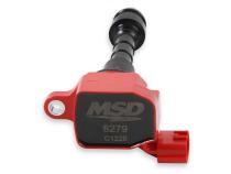 MSD Ignition Coil Blaster Series Fits Nissan/Infiniti 3.5L Red 6-Pack Fits Nissan 2003-2006 350Z Infiniti 2003-2008 G35/Fx35/M35 3.5L Engine MSD Ignition