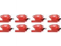 MSD Ignition Coil Pro Power Series GM LS2/Ls7 Engines Red 8-Pack 2005-2013 GM Cars 5.3/6.0/7.0/8.1L W/Vin M And C 2005-2013 GM Trucks 5.3/6.0L W/ Vin G/T/U/H (8Th Digit) MSD Ignition