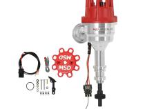 Ford 351C-460 Ready-To-Run Pro-Billet Distributor Ready-To-Run Distributors Include A Built-In Ignition Module. No MSD Ignition Control Required. Includes An Iron Gear And A Rev Limiter MSD Ignition