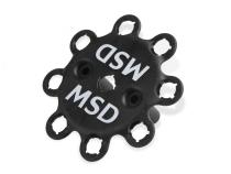 MSD Black Distributor, Ford, 351C-460, Ready-To-Run, Steel Gear MSD'S Black Distributor With Small Diameter Cap And Ready To Run W/Vacuum Advance And Steel Gear, No Ignition Box Needed MSD Ignition