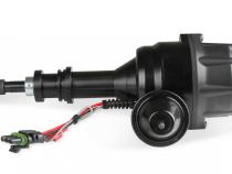 MSD Black Distributor, Ford, 351C-460, Ready-To-Run, Steel Gear MSD'S Black Distributor With Small Diameter Cap And Ready To Run W/Vacuum Advance And Steel Gear, No Ignition Box Needed MSD Ignition