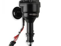 MSD Black Distributor, Ford, 351C-460, Ready-To-Run, Steel Gear MSD'S Black Distributor With Small Diameter Cap And Ready To Run W/Vacuum Advance And Steel Gear, No Ignition Box Needed MSD Ignition