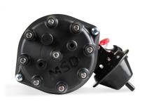 MSD Black Distributor, Ford, 351C-460, Ready-To-Run, Steel Gear MSD'S Black Distributor With Small Diameter Cap And Ready To Run W/Vacuum Advance And Steel Gear, No Ignition Box Needed MSD Ignition