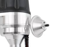 Distributor, Ford 289/302, Ready-To-Run, Black Cap, Steel Gear MSD'S Pro-Billet Distributor With Small Diameter Black Cap And Ready To Run W/Vacuum Advance And Steel Gear, No Ignition Box Needed MSD Ignition