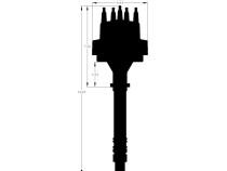 Chevy V8 Street Pro-Billet W/Vacuum Advance Includes Vacuum Advance And Must Be Used With An MSD 6, 7 And 8-Series Ignition MSD Ignition
