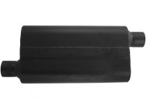 50 Series Delta Flow Chambered Muffler 50 Delta Flow Stainless Steel 2.50 Offset In 2.50 Offset Out Moderate Sound Flowmaster
