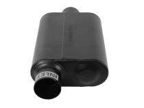 40 Series Delta Flow Chambered Muffler 40 Delta Flow Stainless Steel 3.00 Offset In 3.00 Center Out Aggressive Sound Flowmaster