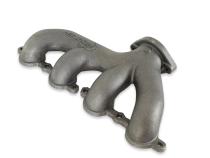 LS Swap Exhaust Manifolds Rear Dump Natural Cast Multi-Fit GM Gen III, Iv LS Engines 2.50-In. Outlet Hooker BlackHeart