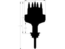 MSD Black Chrysler 318-360 Pro-Billet Distributor All The Performance Of Our Pro-Billet Line Now Available With Black Cap For Your Small Block Chrysler. Must Be Used With MSD 6, 7, Or 8-Series Ignition MSD Ignition