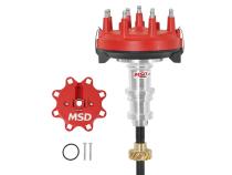 Ford 351C-460 Crank Trigger Distributor Low-Profile Racing Distributor, Must Be Used With An MSD 6, 7 Or 8-Series Ignition And A Crank Trigger MSD Ignition