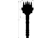 Pro-Billet Small Diameter Chevy Distributor The Smallest Diameter Distributor Made By MSD For Tight Clearances. This Magnetic Pickup Distributor Measures 1/2 Smaller In Diameter And Over 1 Inch Shorter Than Standard Distributors MSD Ignition