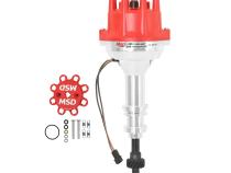Ford 351W Small Diameter Pro-Billet Distributor Small Diameter Distributor For 351W, Includes Iron Gear. Must Be Used With An MSD 6, 7 Or 8-Series Ignition MSD Ignition