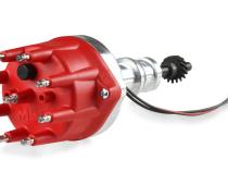 MSD Distributor Ford 289-302, Billet, Small Cap, Steel Gear MSD'S Pro-Billet Small Diameter Distributor W/Red Cap And Steel Gear, Requires The Use Of MSD 6, 7, 8 Series Ignition MSD Ignition
