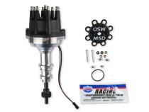 MSD Distributor Ford 289-302, Pro Billet, Small Black Cap, Steel Gear MSD'S Pro-Billet Small Diameter Distributor W/Black Cap And Steel Gear, Requires The Use Of MSD 6, 7, 8 Series Ignition MSD Ignition