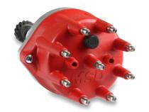 Distributor, Ford 289-302/Steel Gear/Holley Hi-Ram MSD'S Pro-Billet Small Diameter Distributor W/Red Cap And Steel Gear MSD Ignition