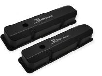 Valve Cover Fabricated Aluminum Ford Fe Tall Black Finish 1958-1976 Ford Fe 332-428 Cubic Inch Short Bolt Sniper EFI