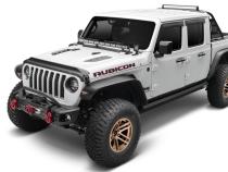 Ventvisor Deflector for 2018-2026 Jeep Wrangler and More Smoke Low Profile Outside Mount 4 Piece AVS