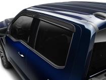 Ventvisor Deflector for 2022-2025 Toyota Tundra Double Cab Pickup Smoke Low Profile Outside Mount 4 Piece AVS