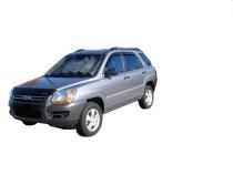 Ventvisor Deflector for 2005-2009 Kia Sportage Smoke Outside Mount 4 Piece AVS